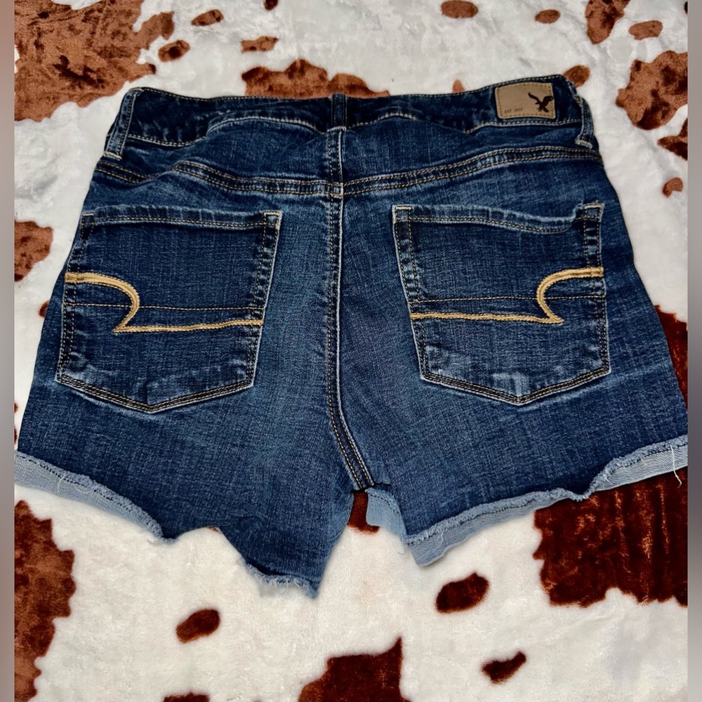 American Eagle high rise jean shorts